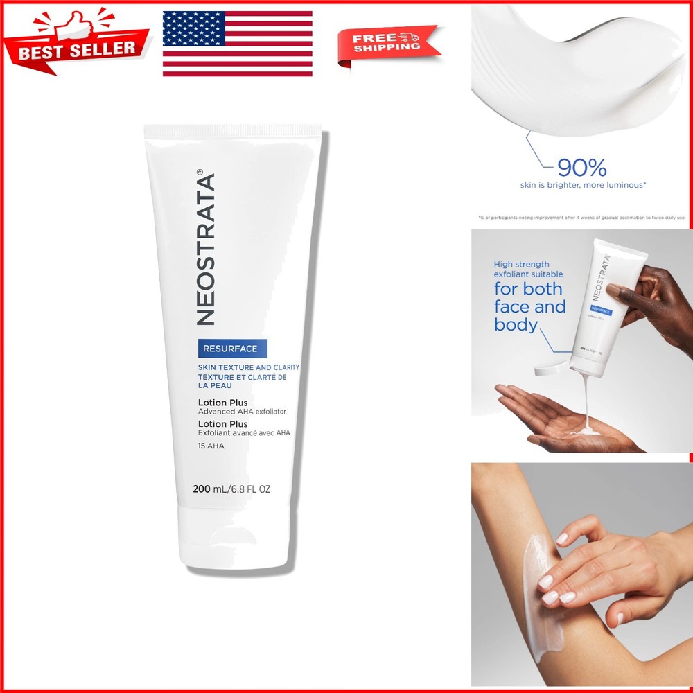 High-Strength AHA Exfoliating Lotion with Glycolic Acid, 6.8 fl. oz. for Adults