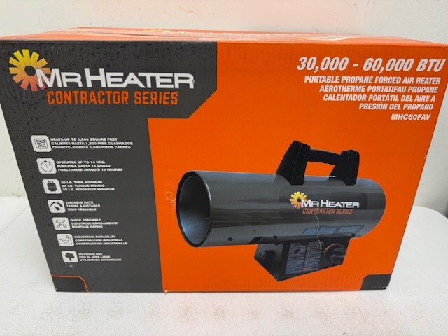 Mr. Heater Contractor Series 60,000 BTU Forced Air Propane Heater MHC60FAV