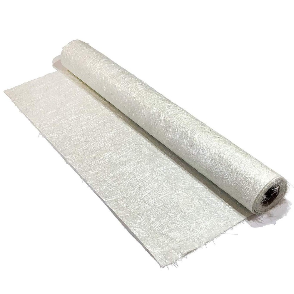 SIMPLYHARDWARE Fiberglass Chopped Strand Cloth 1.5 oz 50x10 Yard Reinforcing Mat