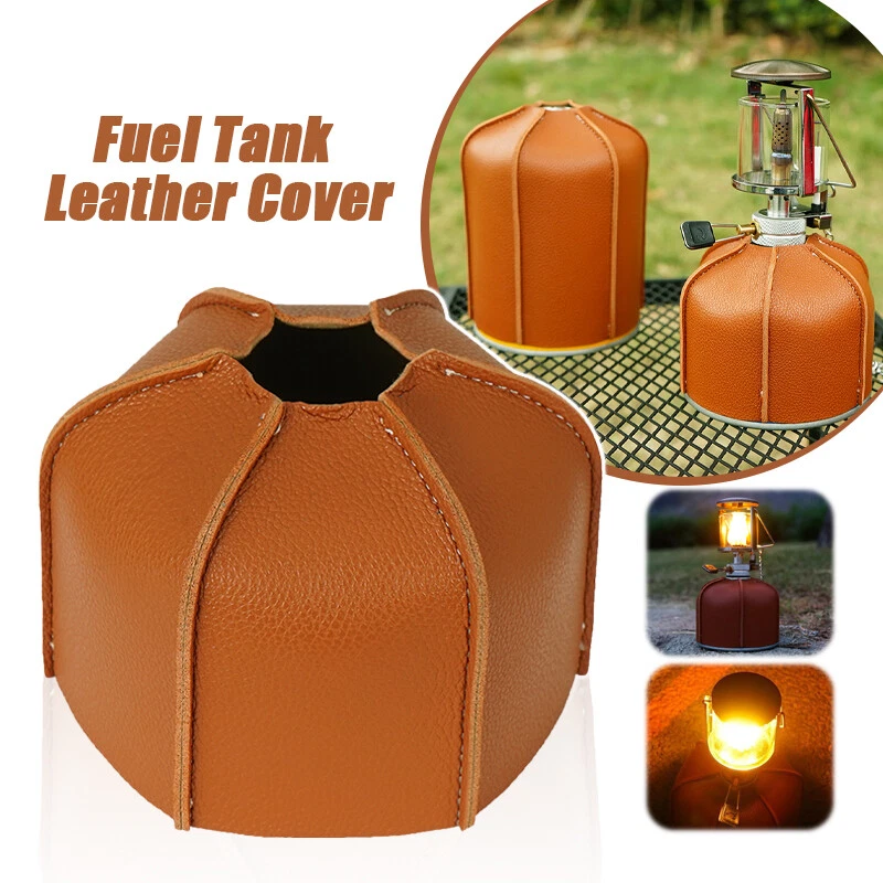 Camping Gas Tank Leather Case  Gas Cylinder Protective Cover Gas Heater Case