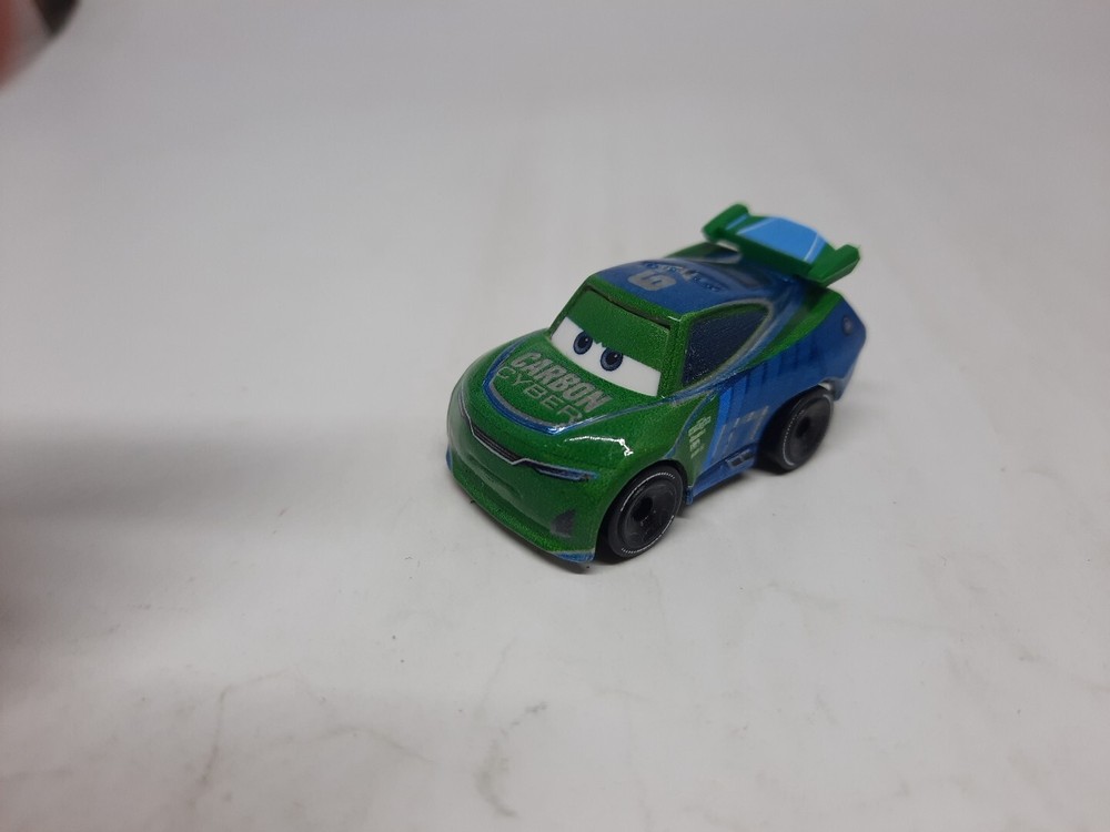 Disney Pixar CARS Mini Racers | CARBON CYBER JIM REVERICK | Loose Car Toy