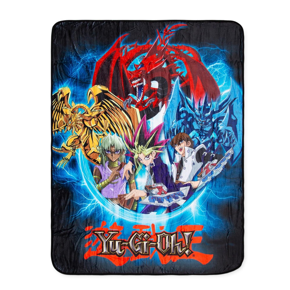 Yu-Gi-Oh Monster Spirits Fleece Blanket 45x60 Inches Cozy Gaming Gift