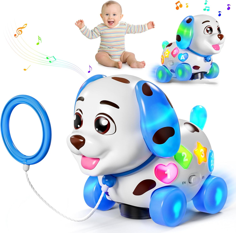 Musical Toy for 1 Year Old Boy Girl, Baby Toys 6-12-18 Months, Puppy Toddler Lea