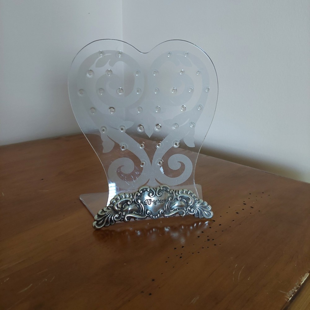 Brighton Acrylic Earring Stand for Jewelry Display and Storage