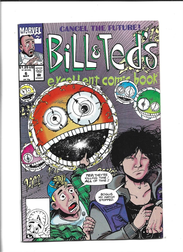 BILL AND TED'S EXCELLENT COMIC B BOOK #6 MARVEL 1992C VG/FN LOWER GRADE