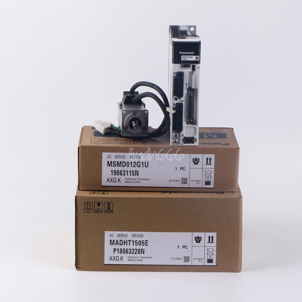 1piece NEW Panasonic MSMD012G1U+MADHT1505E Servo System (Motor+Drive)