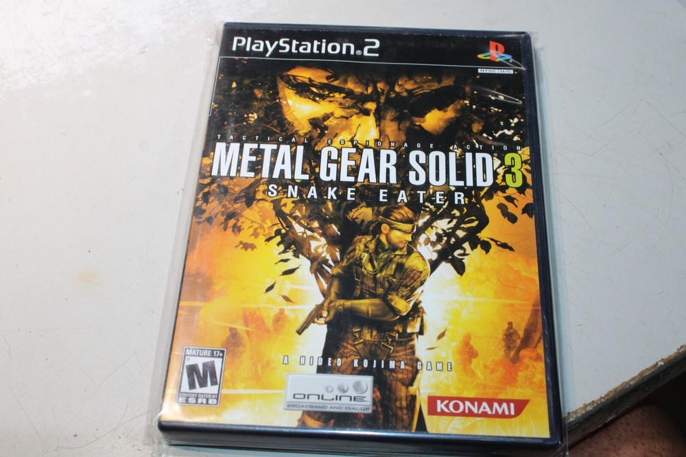 Metal Gear Solid 3 Snake Eater PS2 2004 Action Stealth Game