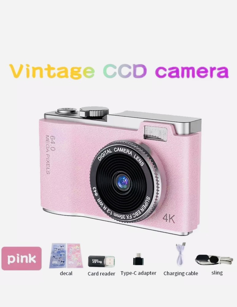 4K 64MP Digital Camera Autofocus Video Camcorder 2.4