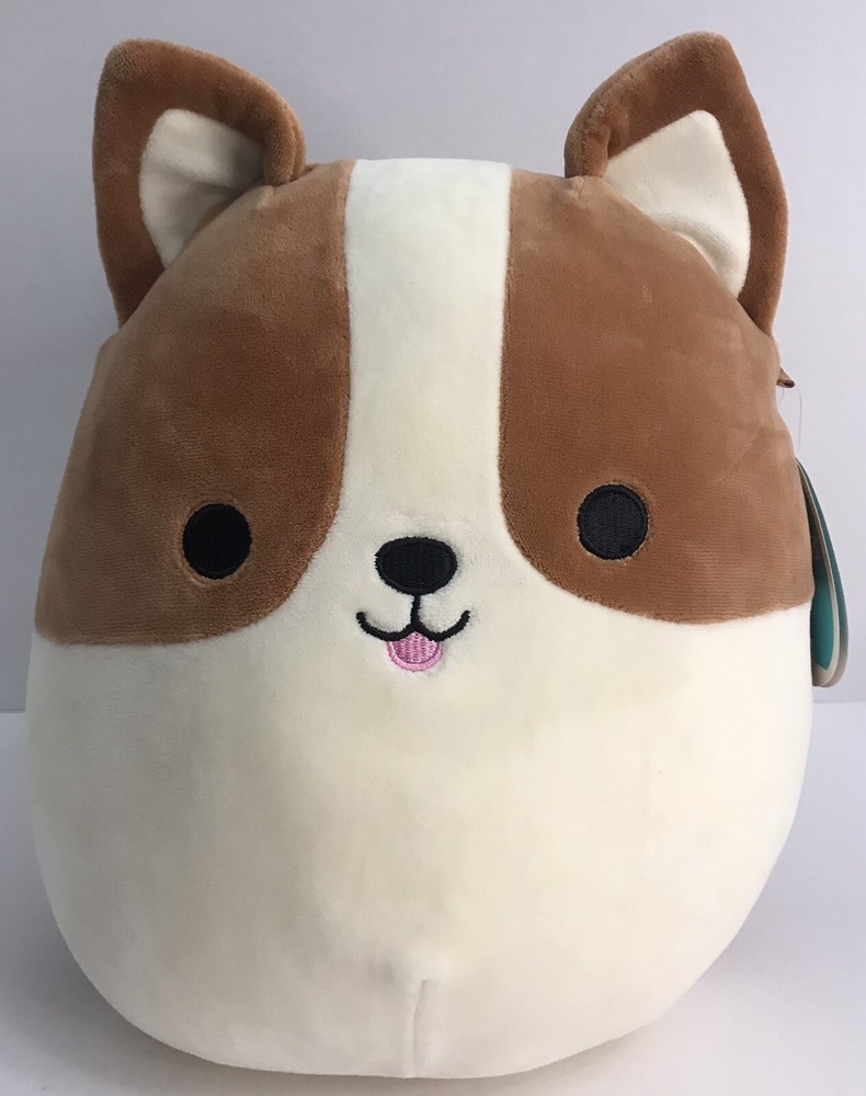 2021 Original Squishmallow Shiba Inu Dog Plush Toy Reginald 10 Inch by Kellytoy