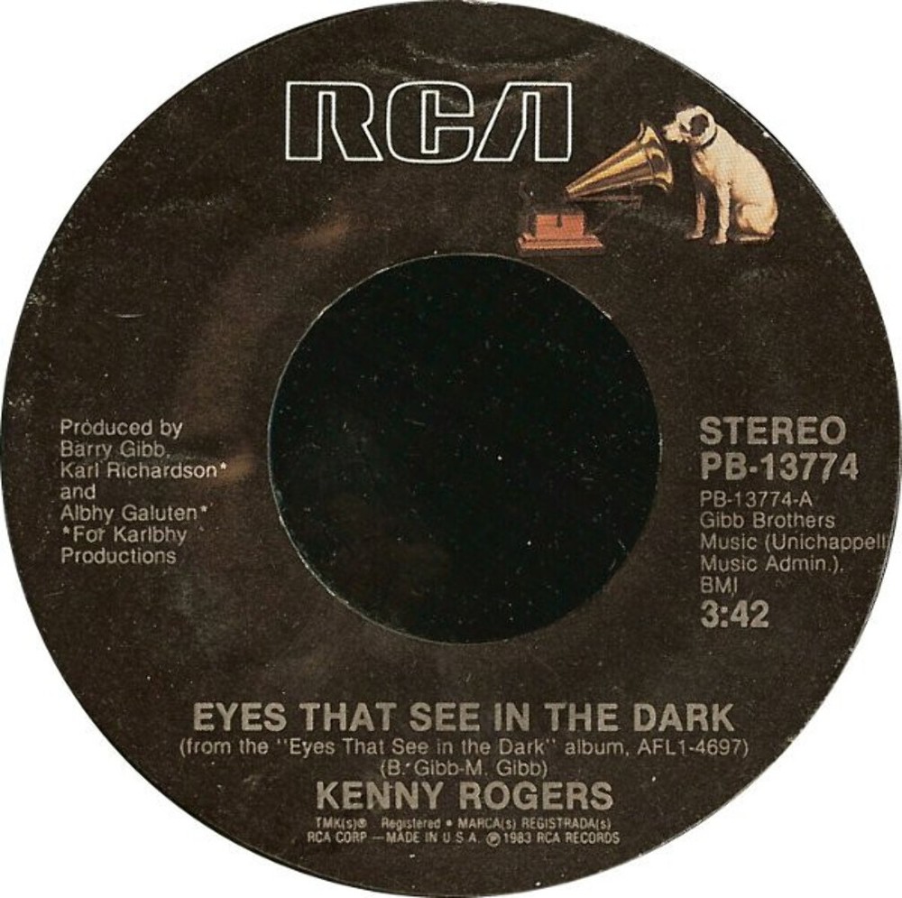 Kenny Rogers - Eyes That See In The Dark - RCA - PB-13774 - 7