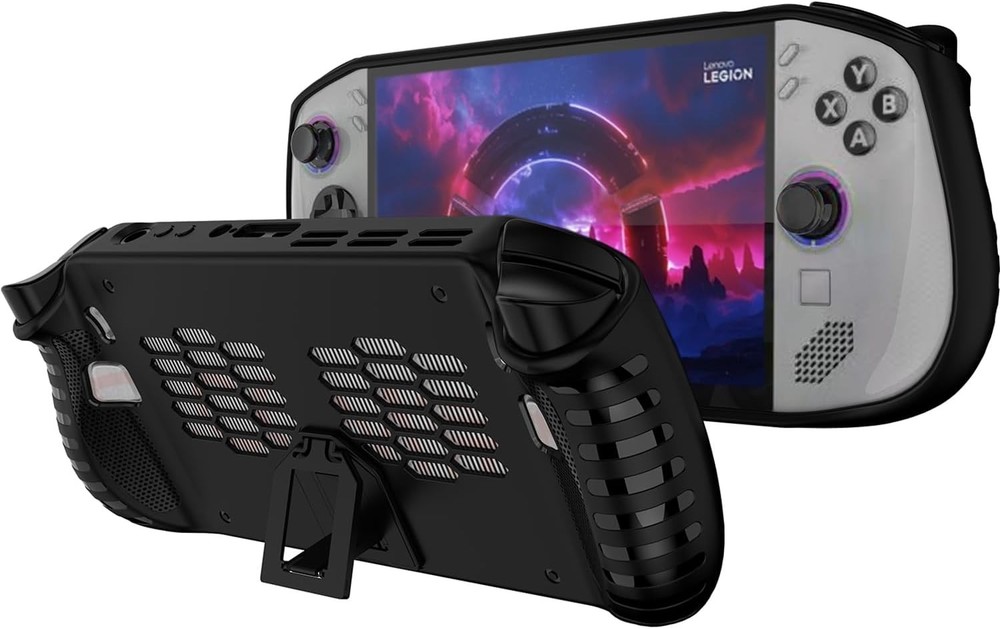 Silicone Skin for Lenovo Legion GO S Case with Stand 2025,Shockproof Anti-Scratc
