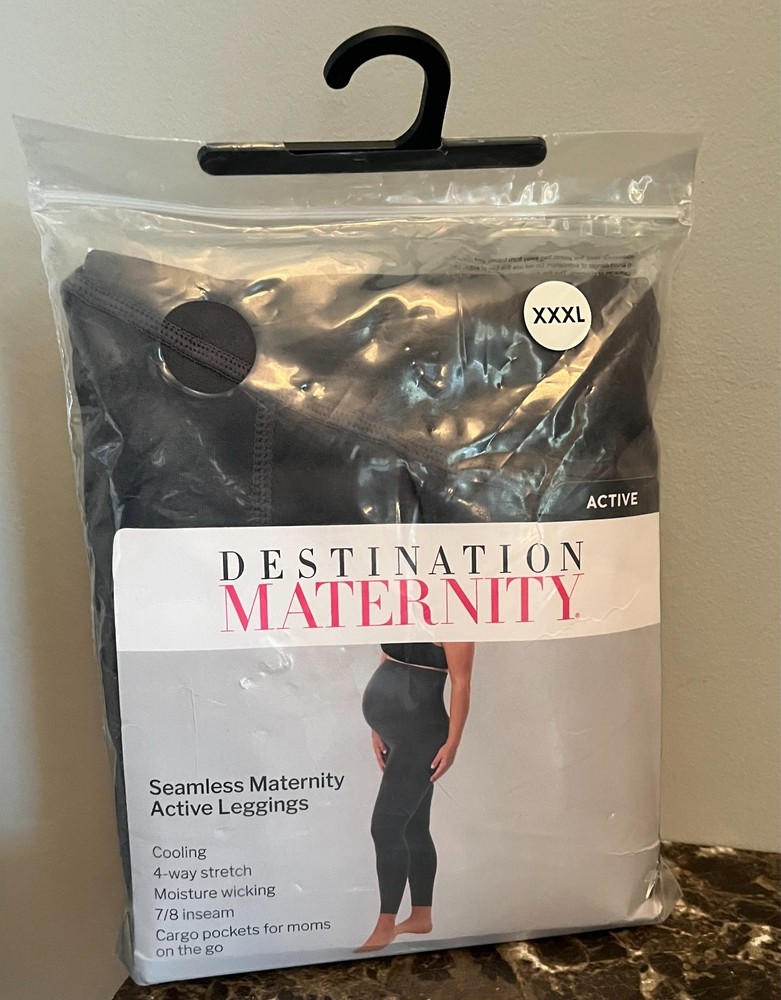 Destination Maternity Seamless Maternity Active Leggings NEW