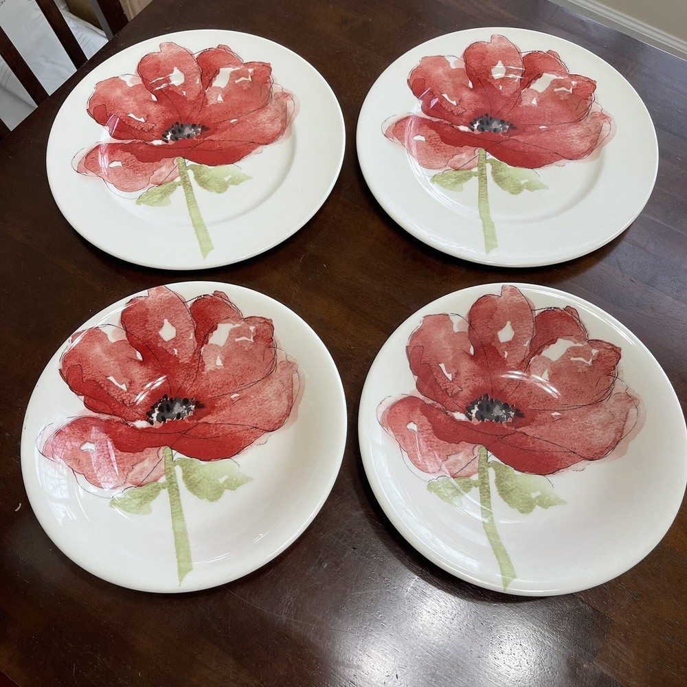 Royal Stafford England Red Poppy 2 10.5