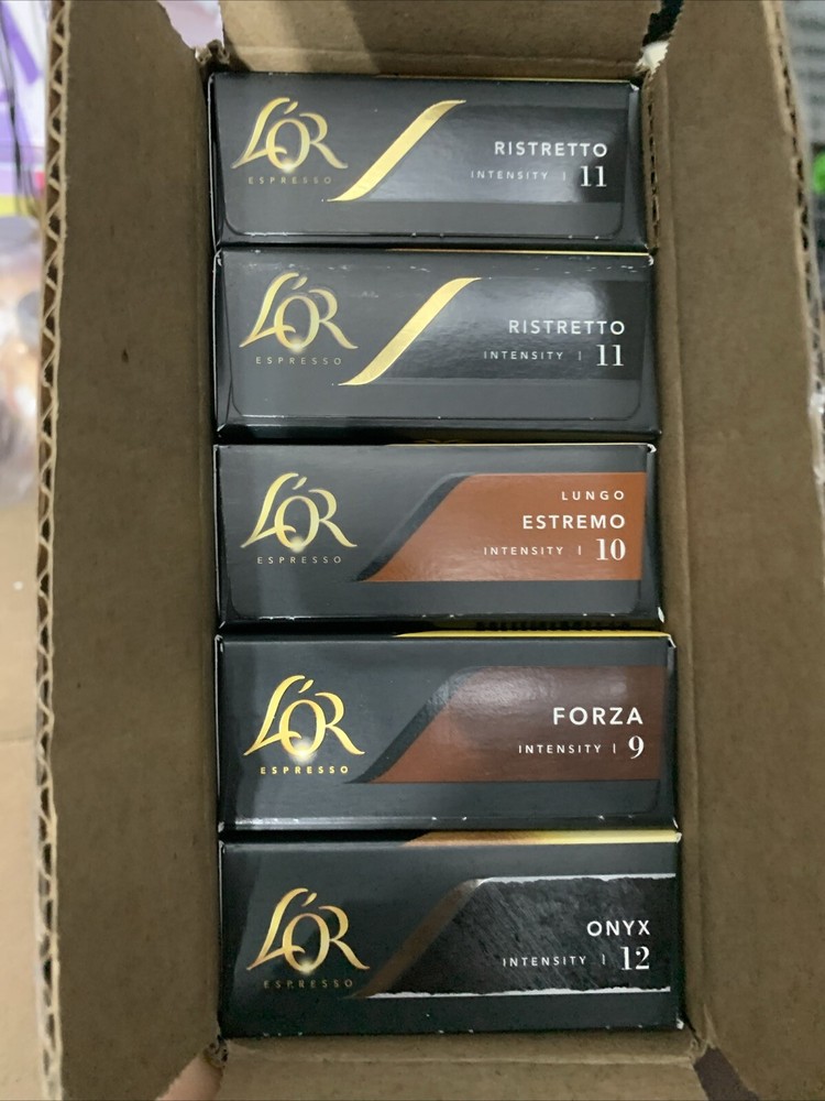 LOR Espresso Coffee 50 Pods INTENSE VARIETY PACK (READ DESCRIPTION)