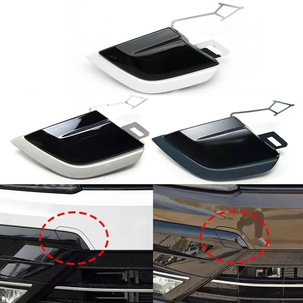 Front Bumper Tow Hook Eye Cap Trailer Housing Cover For VW Tiguan R-LINE 2017-21
