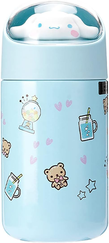 Anime Water Bottle Cute Water Bottle Stainless Steel Vacuum Insulated Coffee Mug