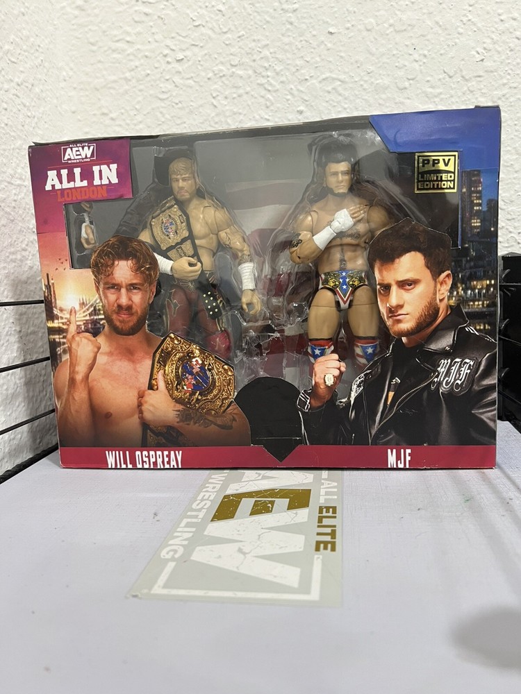 AEW All In Custom WWE Ultimate Edition 2 Pack Of Will Ospreay And MJF