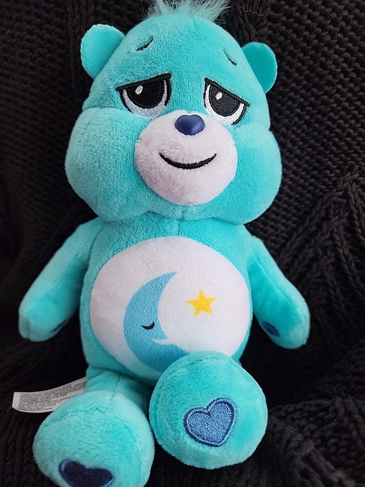 9-inch Moon and Star Plush Care Bear for Bedtime Comfort