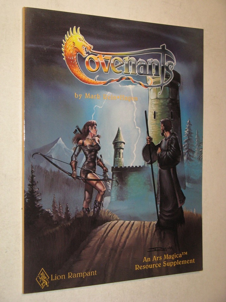 Ars Magica Covenants EXC 2nd Edition Lion Rampant fantasy rpg supplement