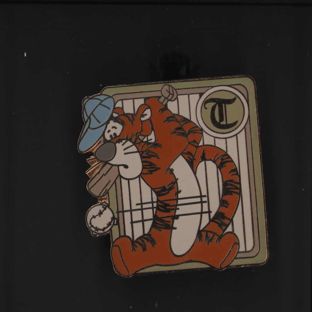 WDW Cast Lanyard with 2 Tigger 100 Acre Wood Baseball Disney Pins 23732