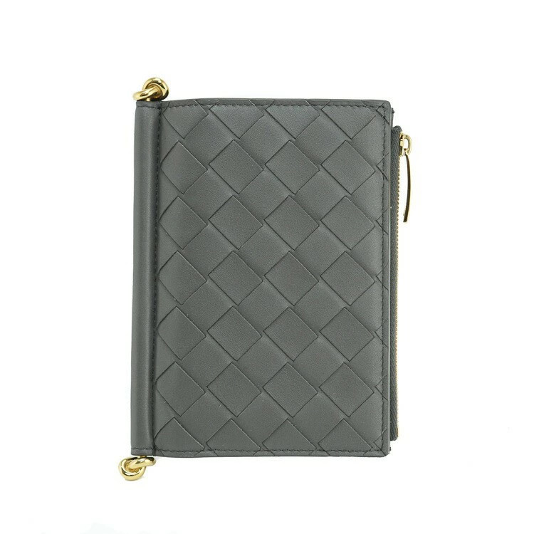 Bottega Veneta  Intrecciato Solstice Medium Bifold Wallet Calf Leather