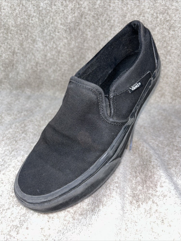 Vans Women's Asher 508731 Black Casual Shoes Sneakers Size 8.5