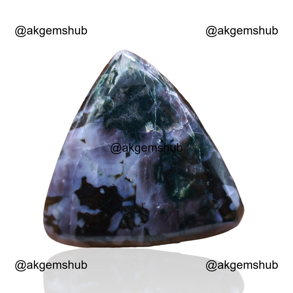 40.50 Cts Natural Gabru Jasper Necklace Making Trillion Cabochon 28x29x5 mm