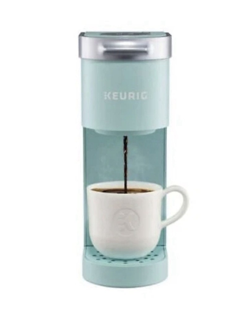 Keurig K-Mini Plus Single Serve K-Cup Pod Coffee Maker, 6 to 12oz, Misty Green