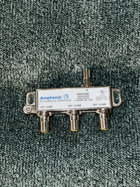 Amphenol Broadband Solutions 3 Way Digital Splitter BDS103HB