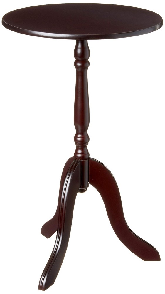 Frenchi Home 24.8 Inch Modern Pedestal End Table for Living Room