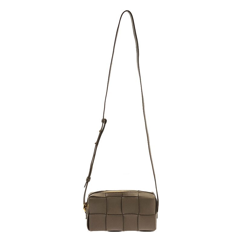 BOTTEGA VENETA Maxi Intrecciato Leather Shoulder Bag in Brown Style 866079