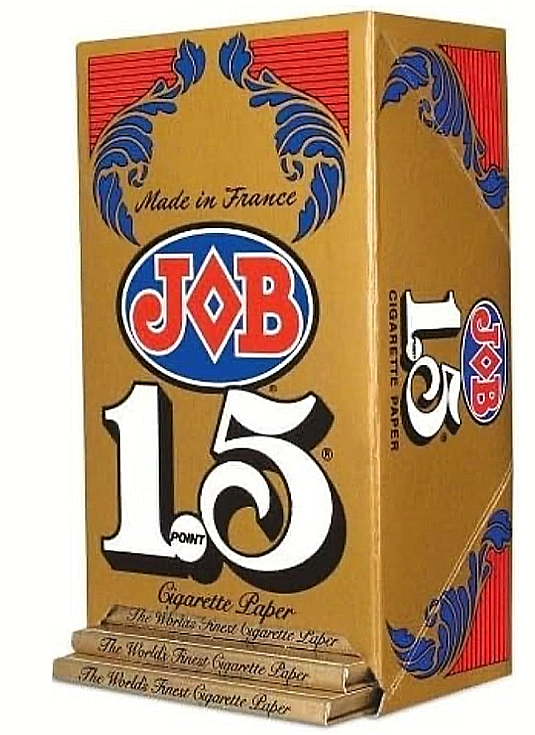 ✨ JOB 1.5 Cigarette Rolling Papers 12Pack 24Sheets Pure Rice French Made Clean B