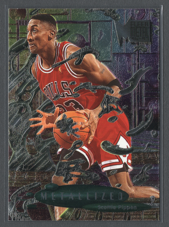 1996-97 Fleer Metal Metallized Scottie Pippen Chicago Bulls Card #229