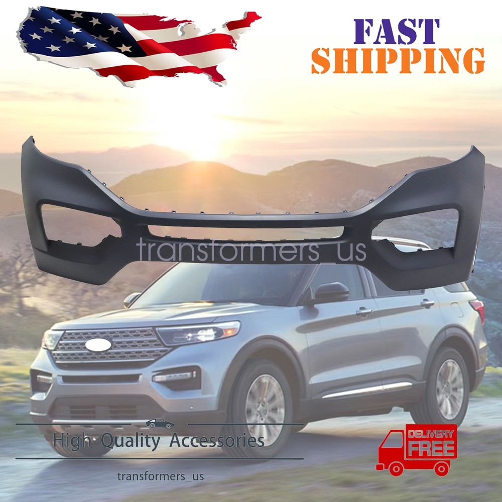New Front Bumper Cover Fits For Ford Explorer 2020 2021 2022 2023 2024 Primed US