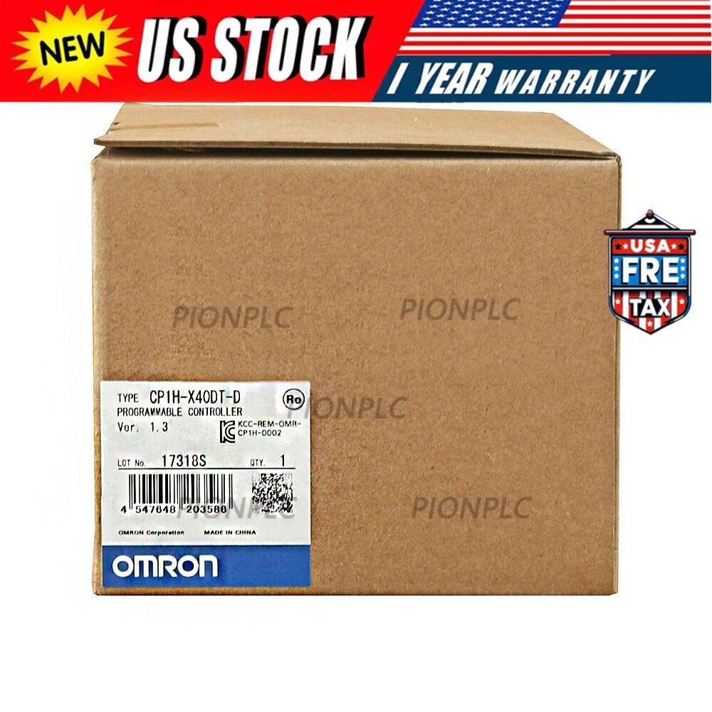 1PC New In Box Omron CP1H-X40DT-D PLC NEW CP1HX40DTD FREE SHIP