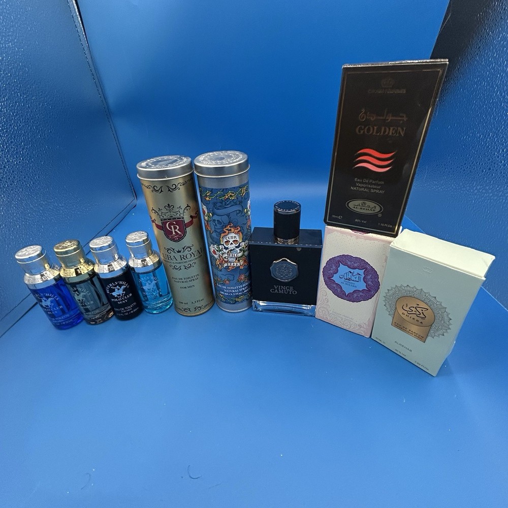 COLOGNE LOT 10 Beverly Polo Club, Cuba, Vince Camuto, Al Rehab, And More