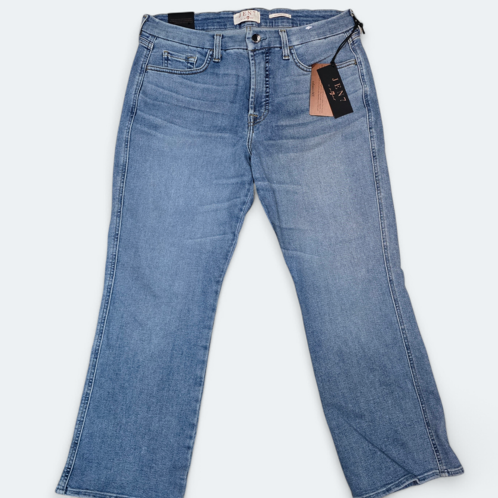 Jen7 by 7 For All Mankind Women’s Cropped Kick Jeans Size 10 NWT
