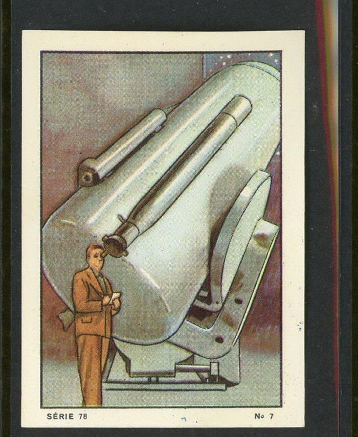 Album Nestle Man With Telescope Serie 78 No 7 Poster Stamp