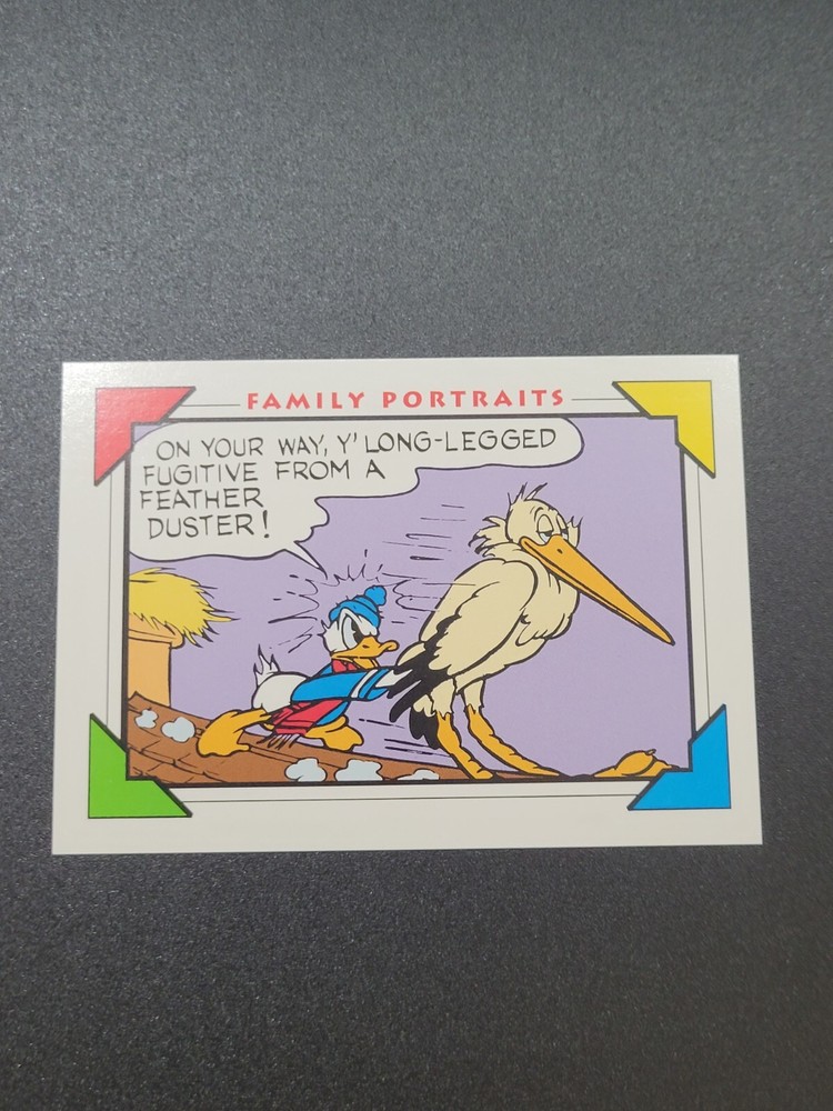 1991 Impel Disney Family Portraits #170 Donald Duck 1940 Comic Strip Card