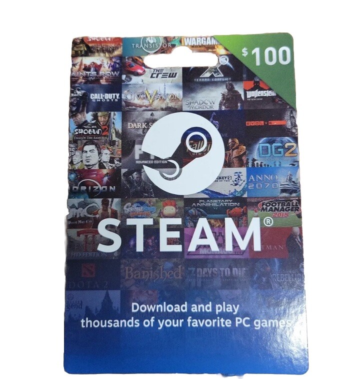 Steam Gift Card $100 Steam Wallet - FAST SHIPPING ( SEE PICS FOR PROOF )-image