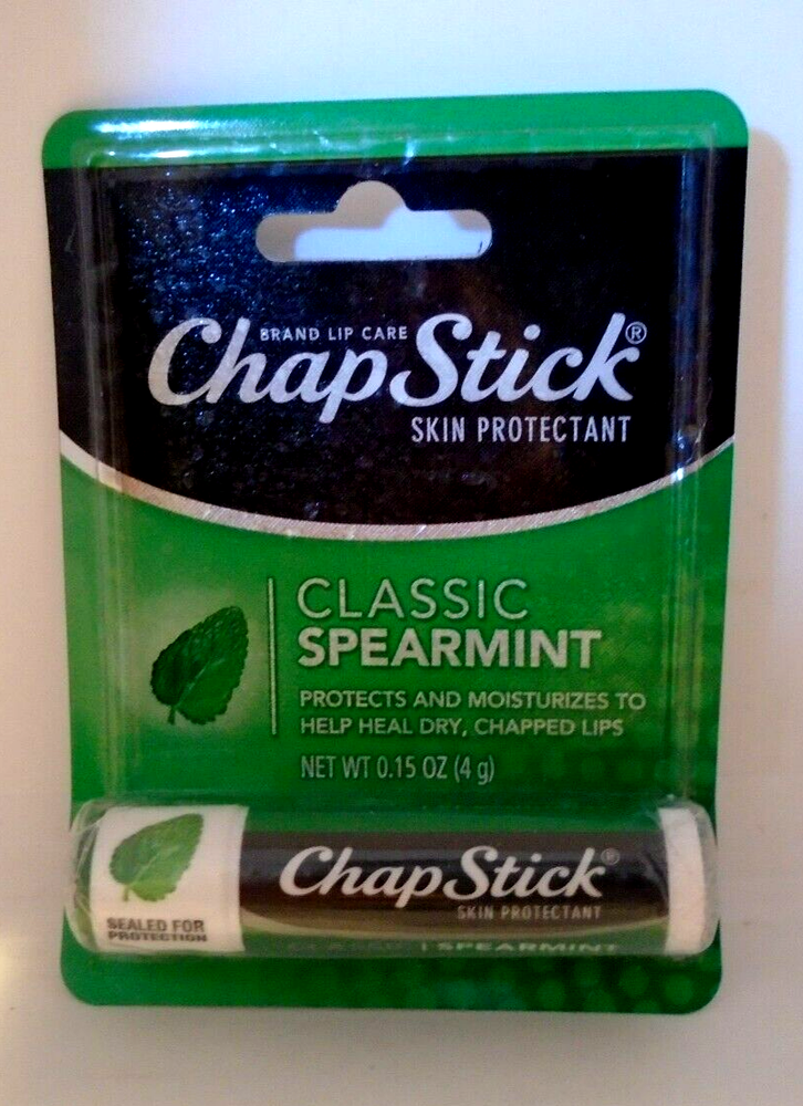 ChapStick Skin Protectant Lip Care Balm Classic Spearmint