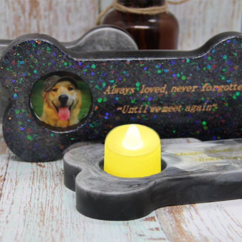 Handmade Dog Bone Keychain Mold for UV Epoxy Resin Casting