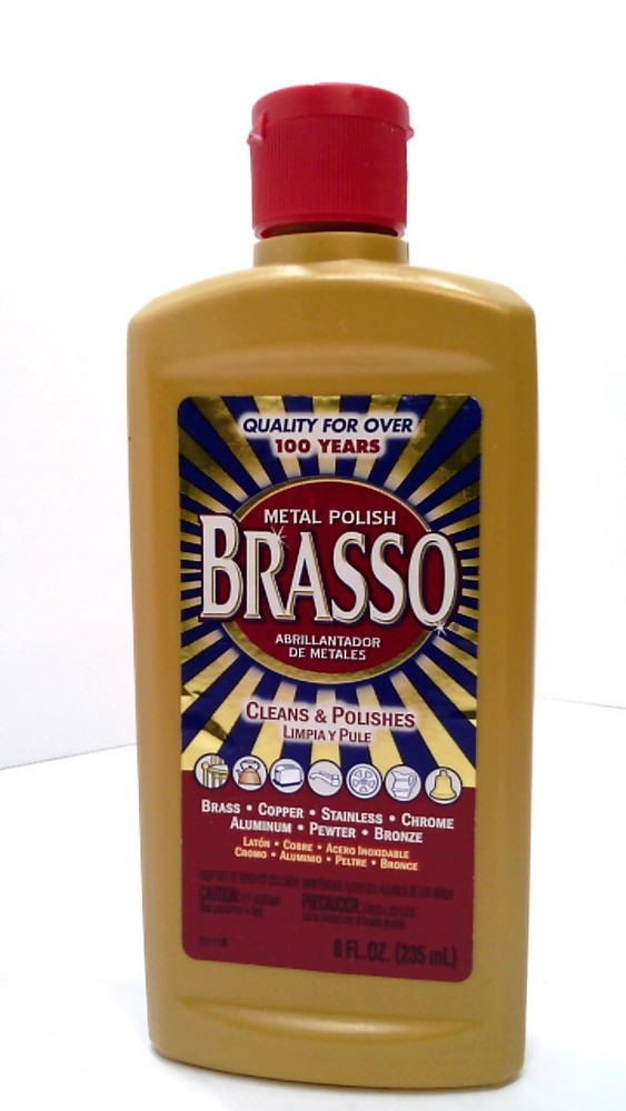 ✅  BRASSO~Metal Surface Polish~8 oz Bottle