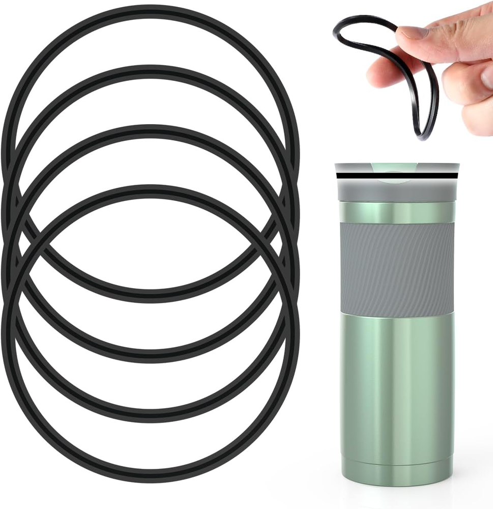 4 Pack Replacement Gaskets Compatible with Contigo Snapseal Byron Travel Mug 16O
