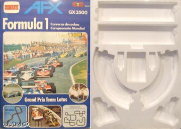 1980 Aurora FORMULA 1 AFX Slot Car Race Set BOX ONLY