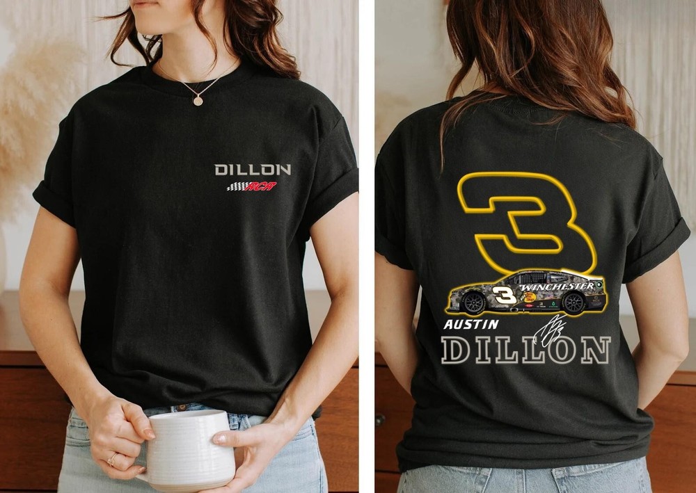 Austin Dillon #3 NASCAR Retro Racing T-Shirt for Fans and Enthusiasts