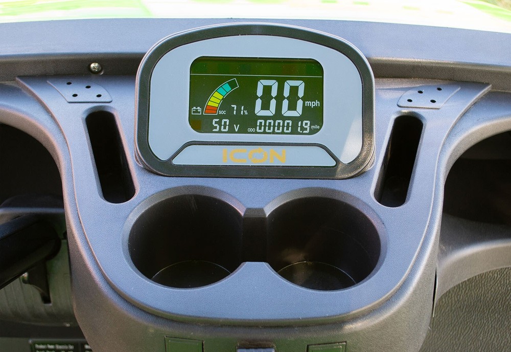 ICON Golf Cart Digital Display / Battery Indicator DIGITAL DASH SPEEDOMETER lead