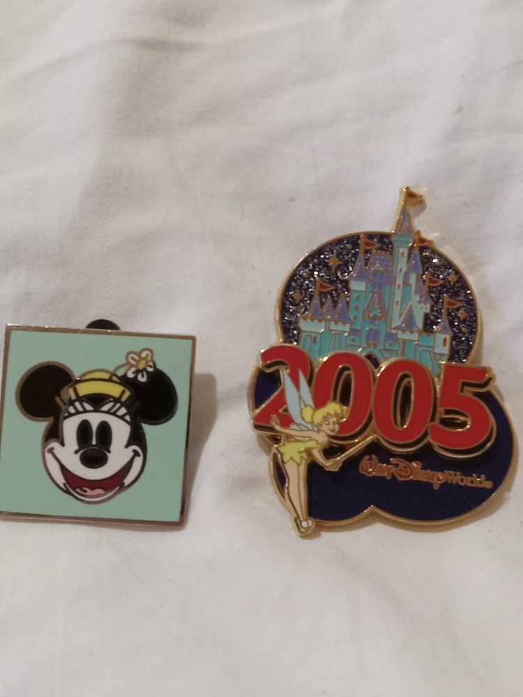 2005 Disney World Tinkerbell & Minnie Mouse Trading Pin Limited Edition
