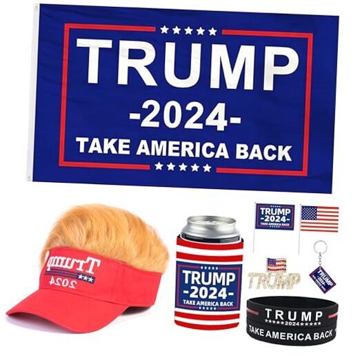 Trump 2024 Kit - Donald Trump Merchandise|Trump 2024 Hat|MAGA Hats|Trump 2024