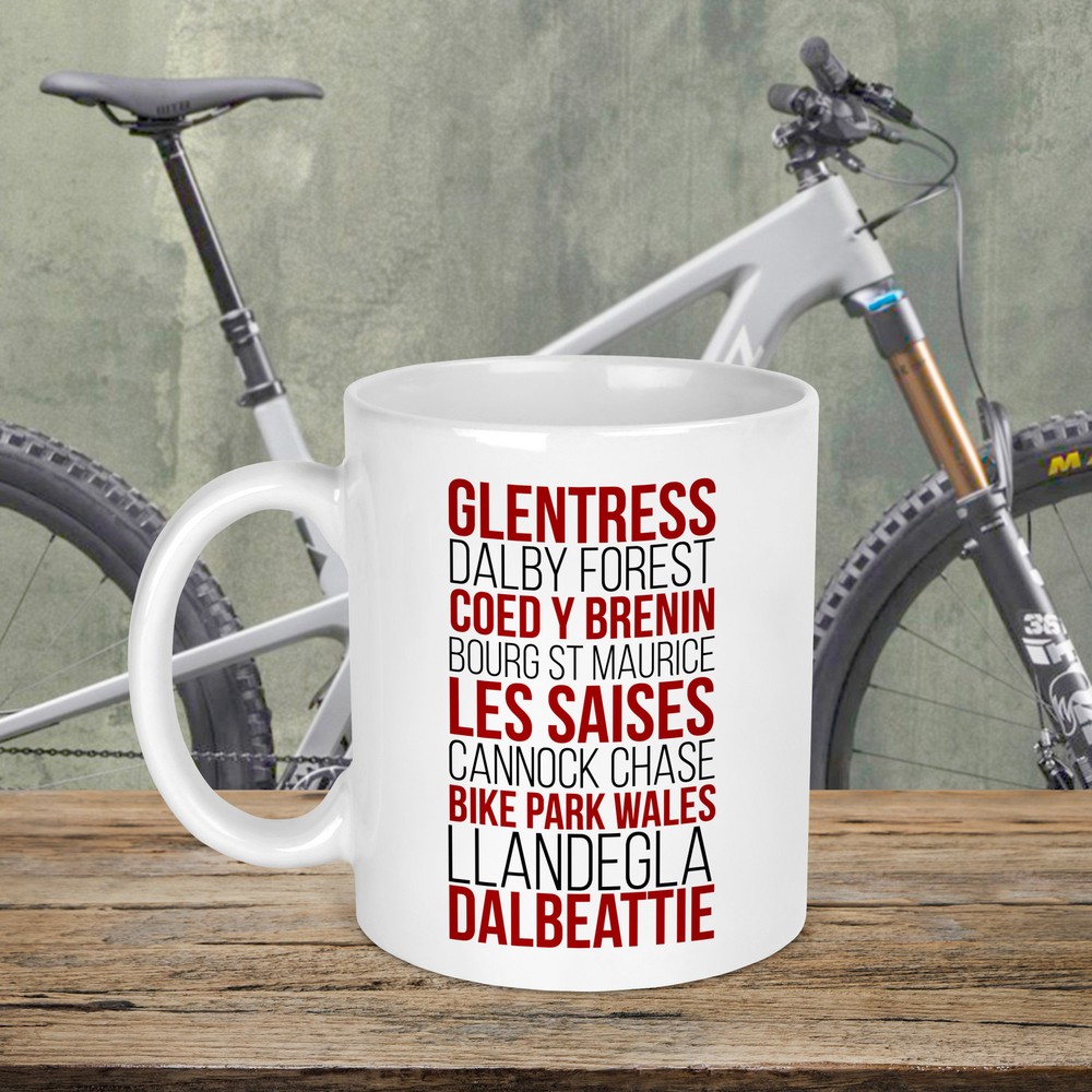 Personalised Couples Mtb Mug Riding Together Since    Personalised Mtb Gift